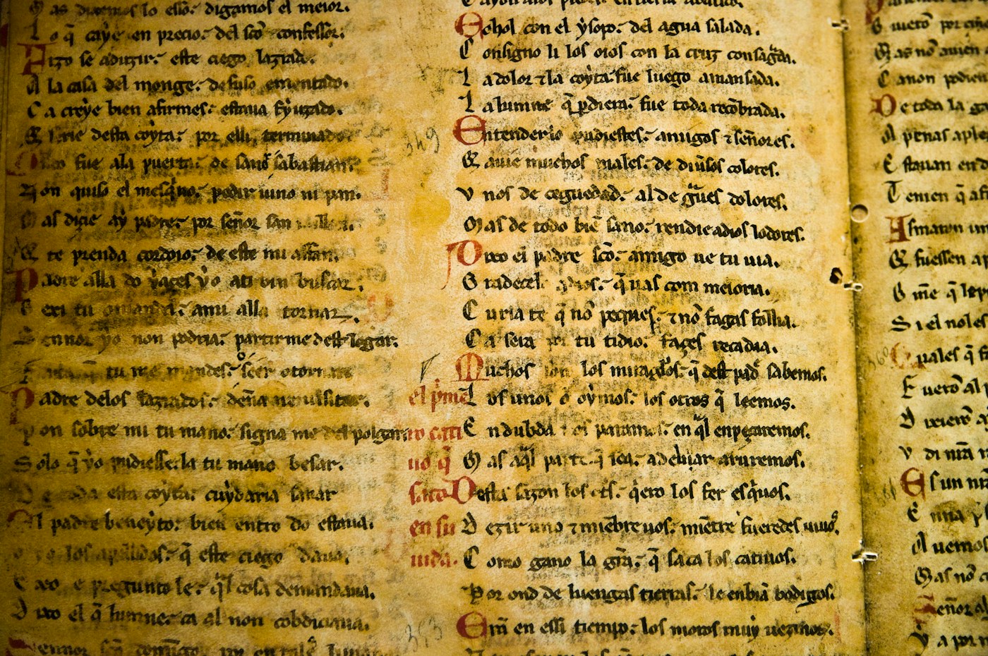 Pages of an old printed book